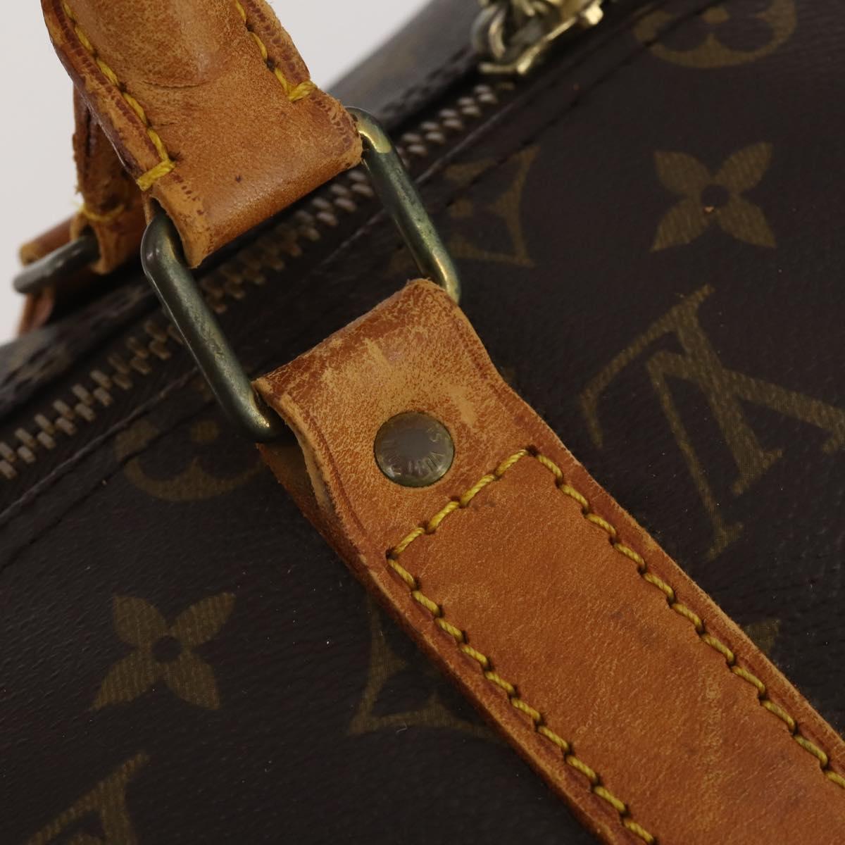 LOUIS VUITTON Monogram Keepall Bandouliere 50 Boston Bag M41416 LV Auth 192106