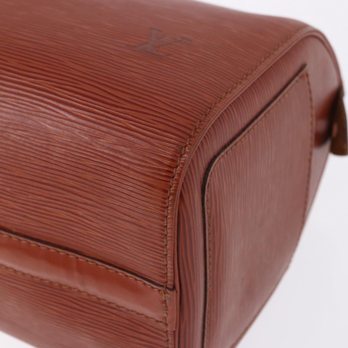 LOUIS VUITTON Epi Speedy 25 Hand Bag Brown M43013 LV Auth 192111A
