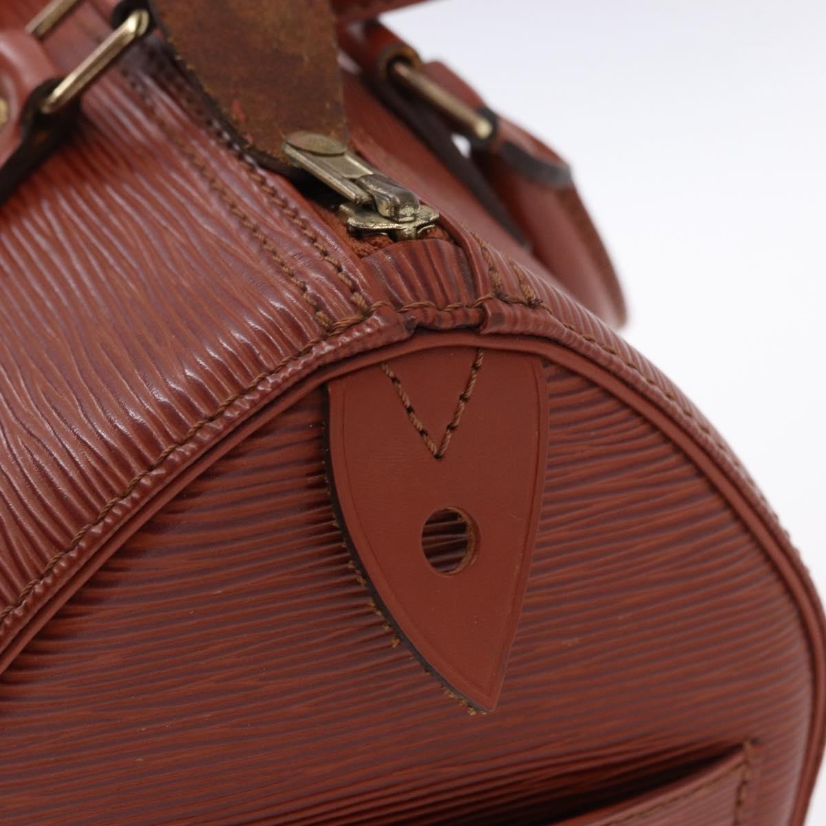 LOUIS VUITTON Epi Speedy 25 Hand Bag Brown M43013 LV Auth 192111A