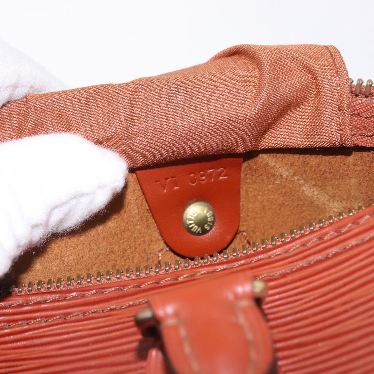 LOUIS VUITTON Epi Speedy 25 Hand Bag Brown M43013 LV Auth 192111A