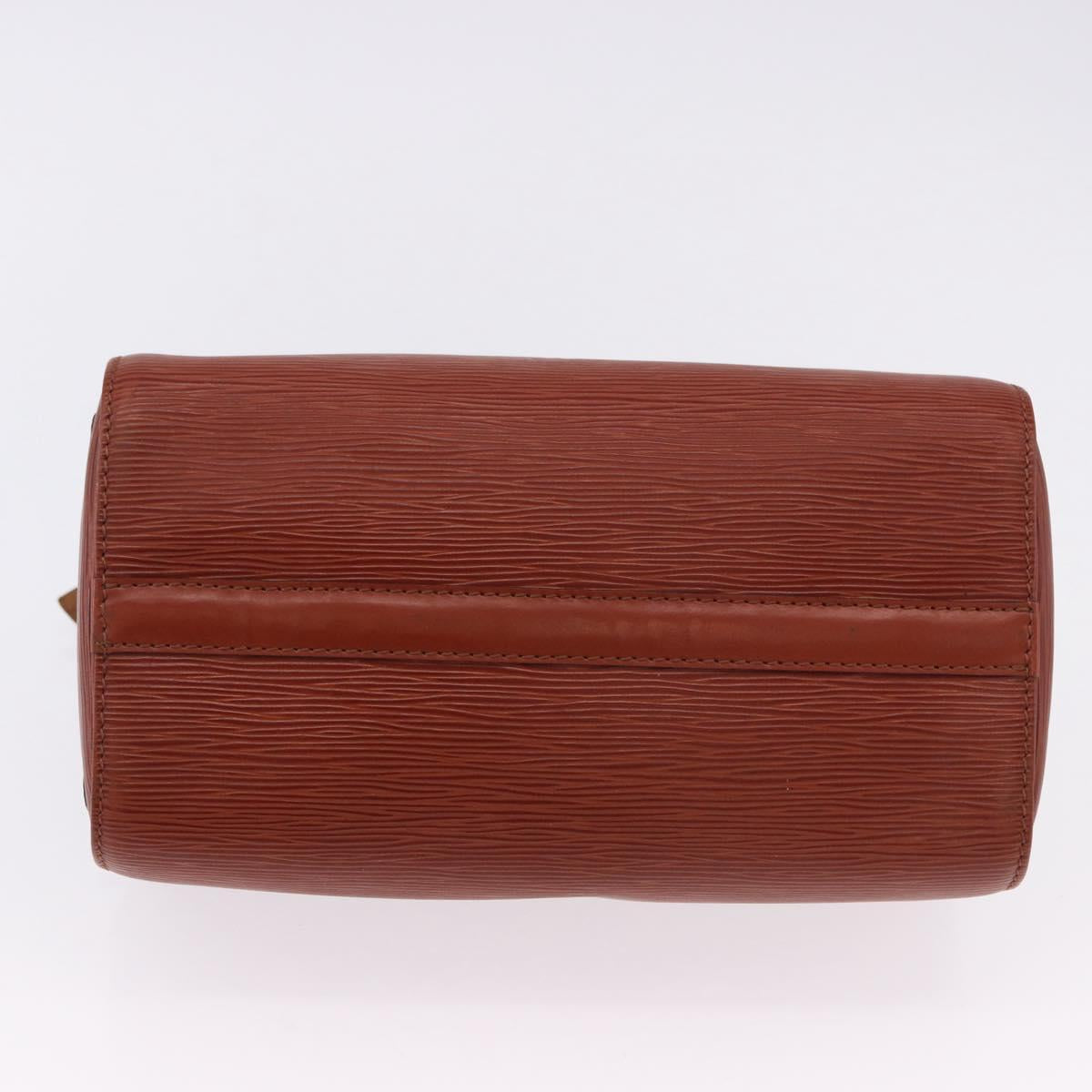 LOUIS VUITTON Epi Speedy 25 Hand Bag Brown M43013 LV Auth 192111A