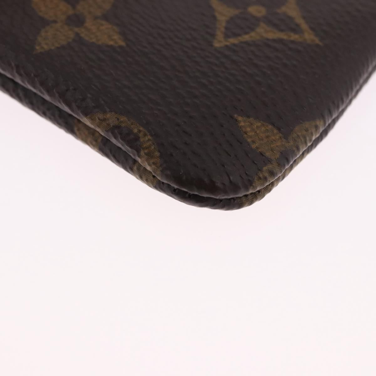 LOUIS VUITTON Monogram Pochette Cles Coin Purse M62650 LV Auth 192116A