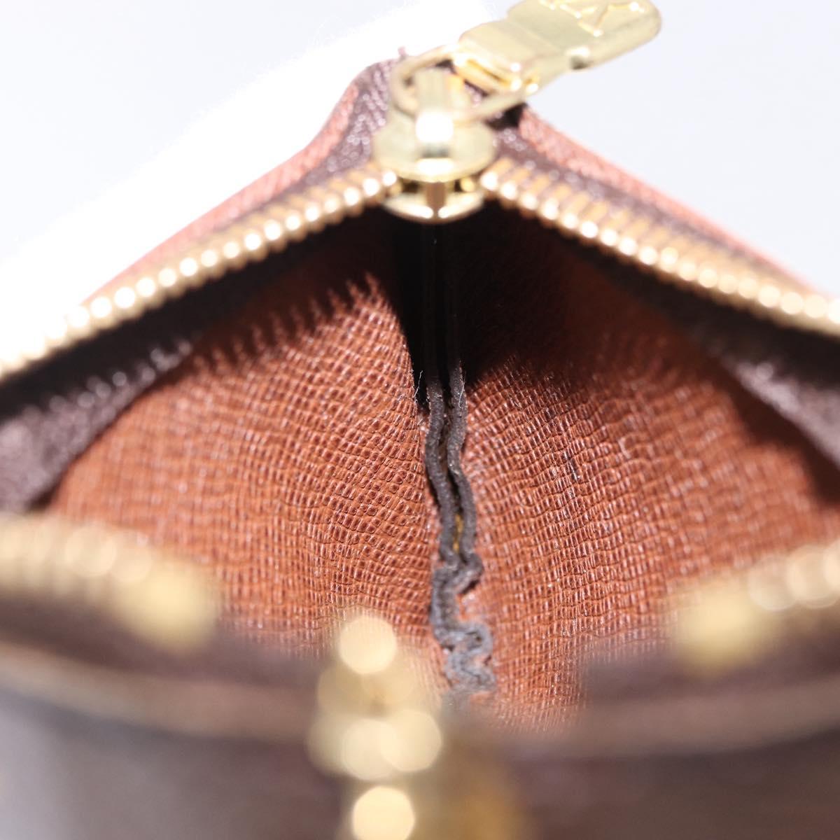 LOUIS VUITTON Monogram Pochette Cles Coin Purse M62650 LV Auth 192116A