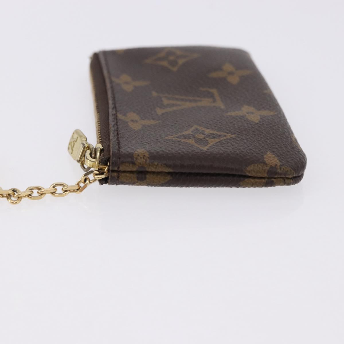 LOUIS VUITTON Monogram Pochette Cles Coin Purse M62650 LV Auth 192116A