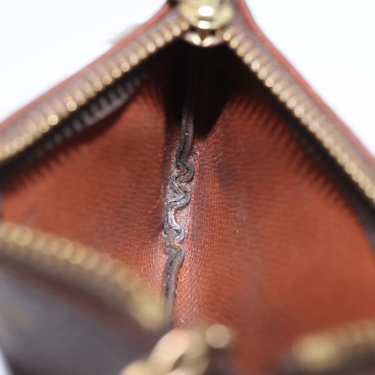 LOUIS VUITTON Monogram Pochette Cles Coin Purse M62650 LV Auth 192117A