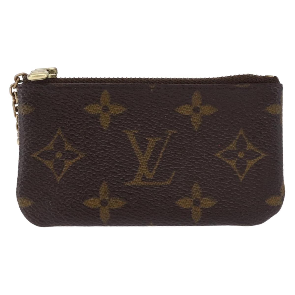 LOUIS VUITTON Monogram Pochette Cles Coin Purse M62650 LV Auth 192117A