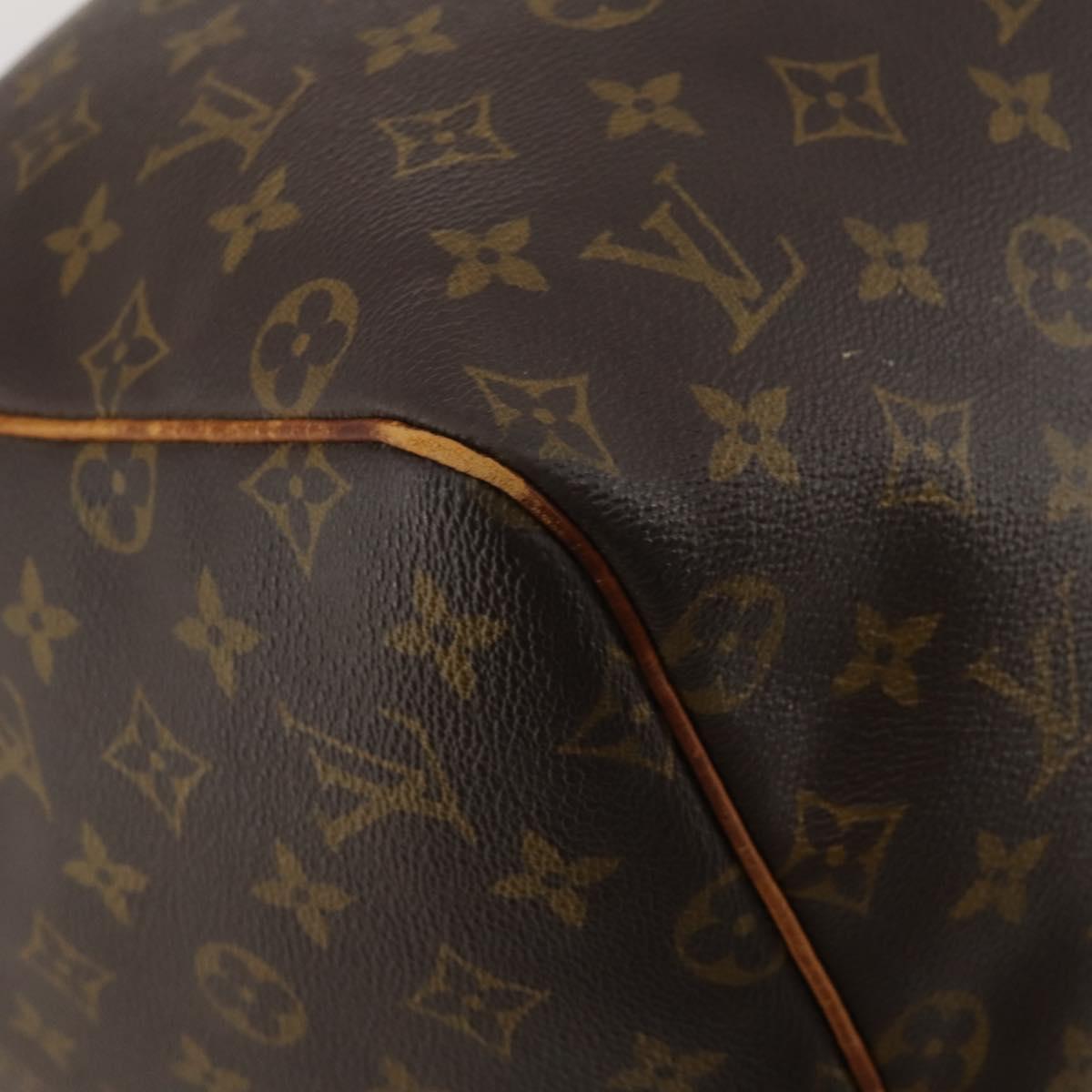 LOUIS VUITTON Monogram Keepall 55 Boston Bag M41424 LV Auth 192119
