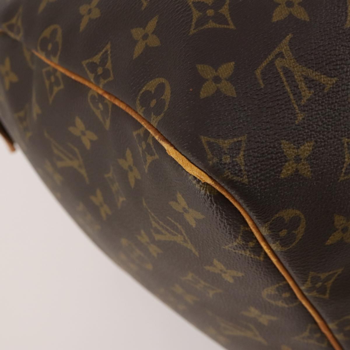 LOUIS VUITTON Monogram Keepall 55 Boston Bag M41424 LV Auth 192119
