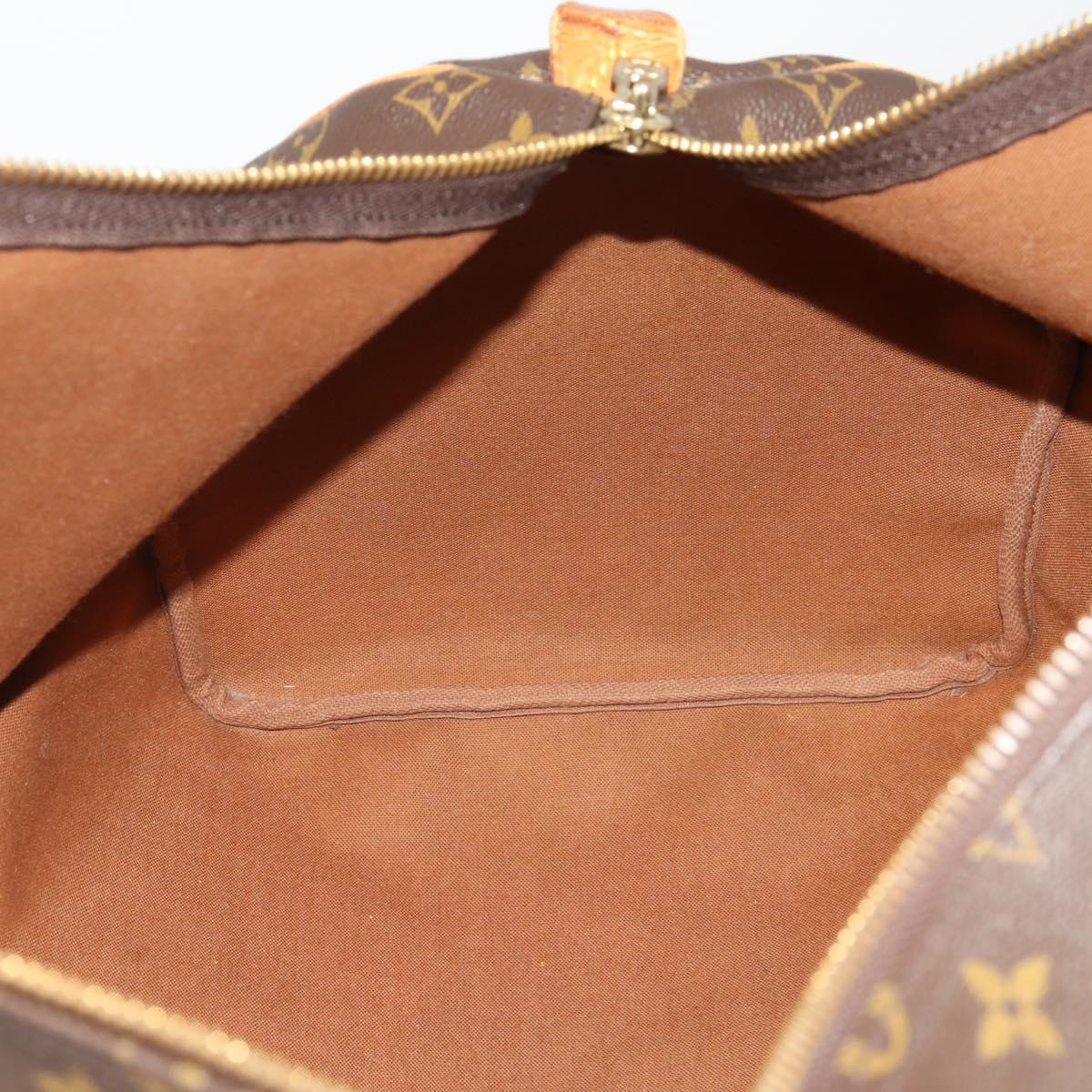 LOUIS VUITTON Monogram Keepall 55 Boston Bag M41424 LV Auth 192119