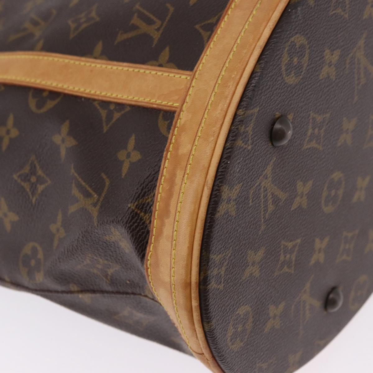 LOUIS VUITTON Monogram Bucket GM Shoulder Bag M42236 LV Auth 192122