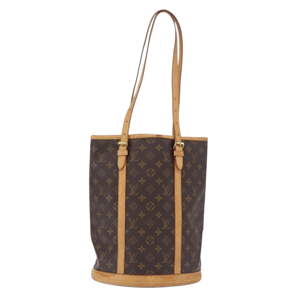 LOUIS VUITTON Monogram Bucket GM Shoulder Bag M42236 LV Auth 192122