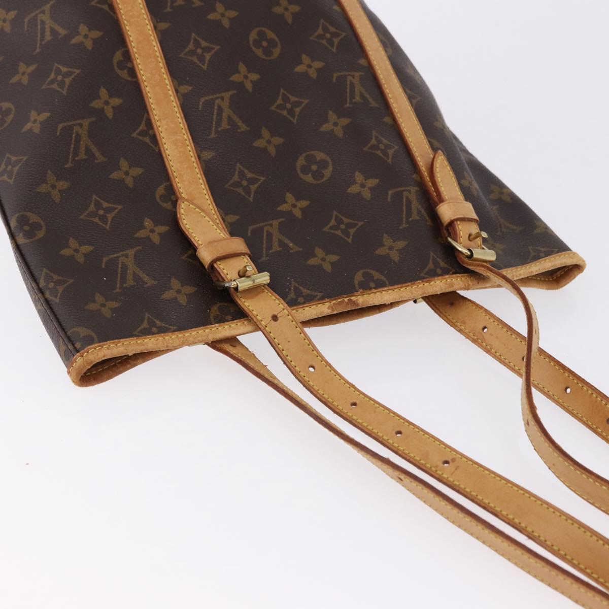 LOUIS VUITTON Monogram Bucket GM Shoulder Bag M42236 LV Auth 192122