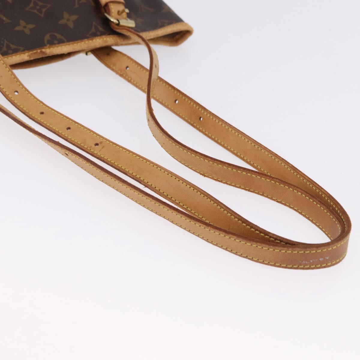 LOUIS VUITTON Monogram Bucket GM Shoulder Bag M42236 LV Auth 192122