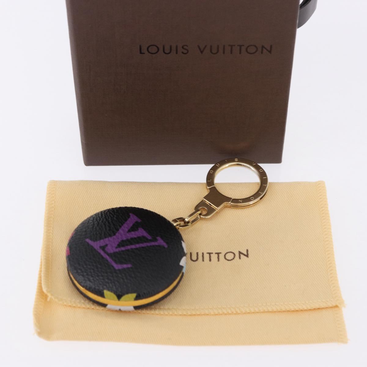 LOUIS VUITTON Multicolor Canvas Astropill Key Holder Black M51912 Auth 192130V