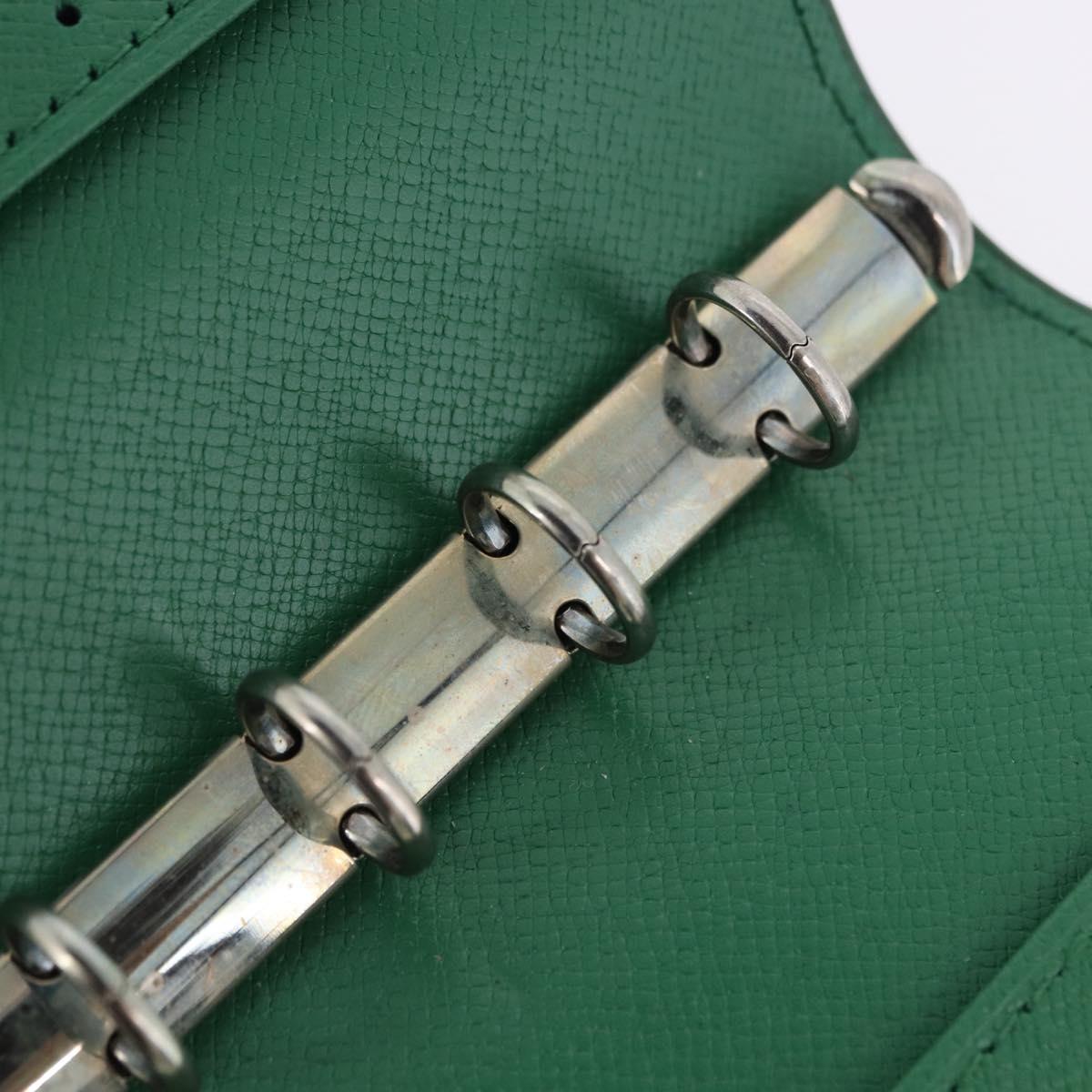 LOUIS VUITTON Epi Agenda PM Day Planner Cover Green R20054 LV Auth 192132