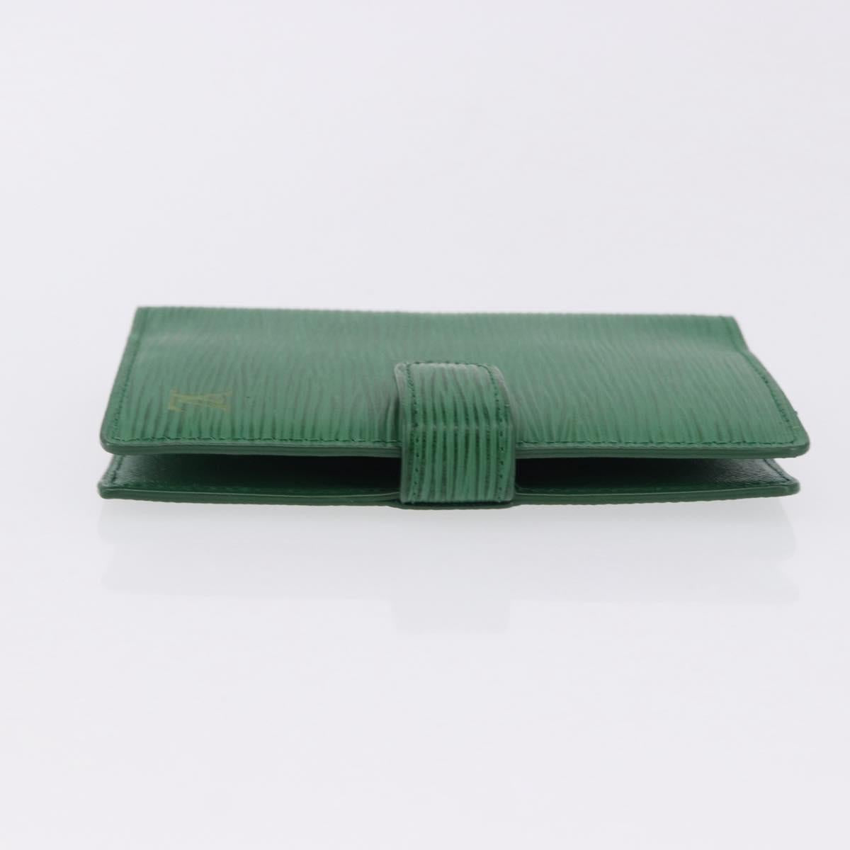 LOUIS VUITTON Epi Agenda PM Day Planner Cover Green R20054 LV Auth 192132
