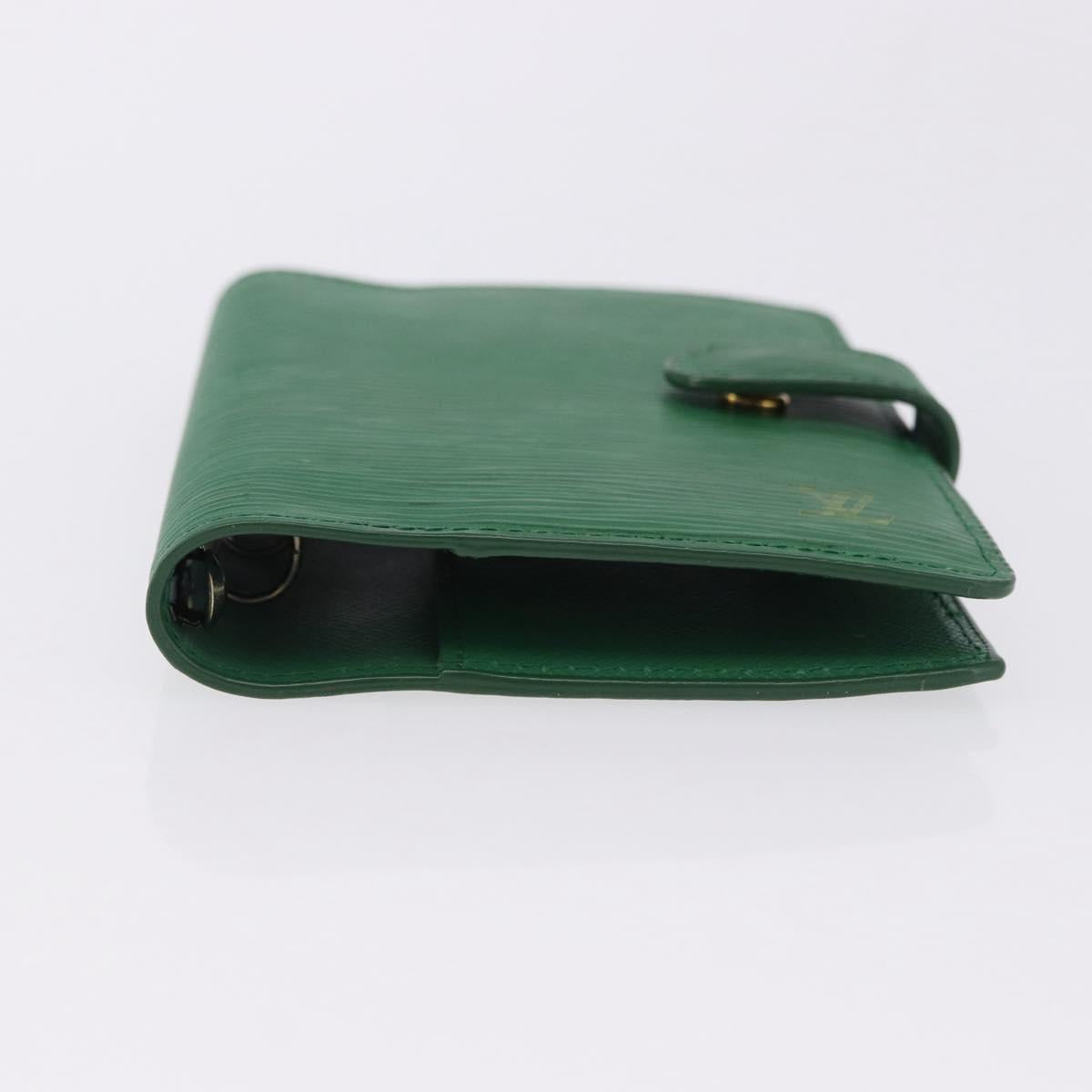 LOUIS VUITTON Epi Agenda PM Day Planner Cover Green R20054 LV Auth 192132