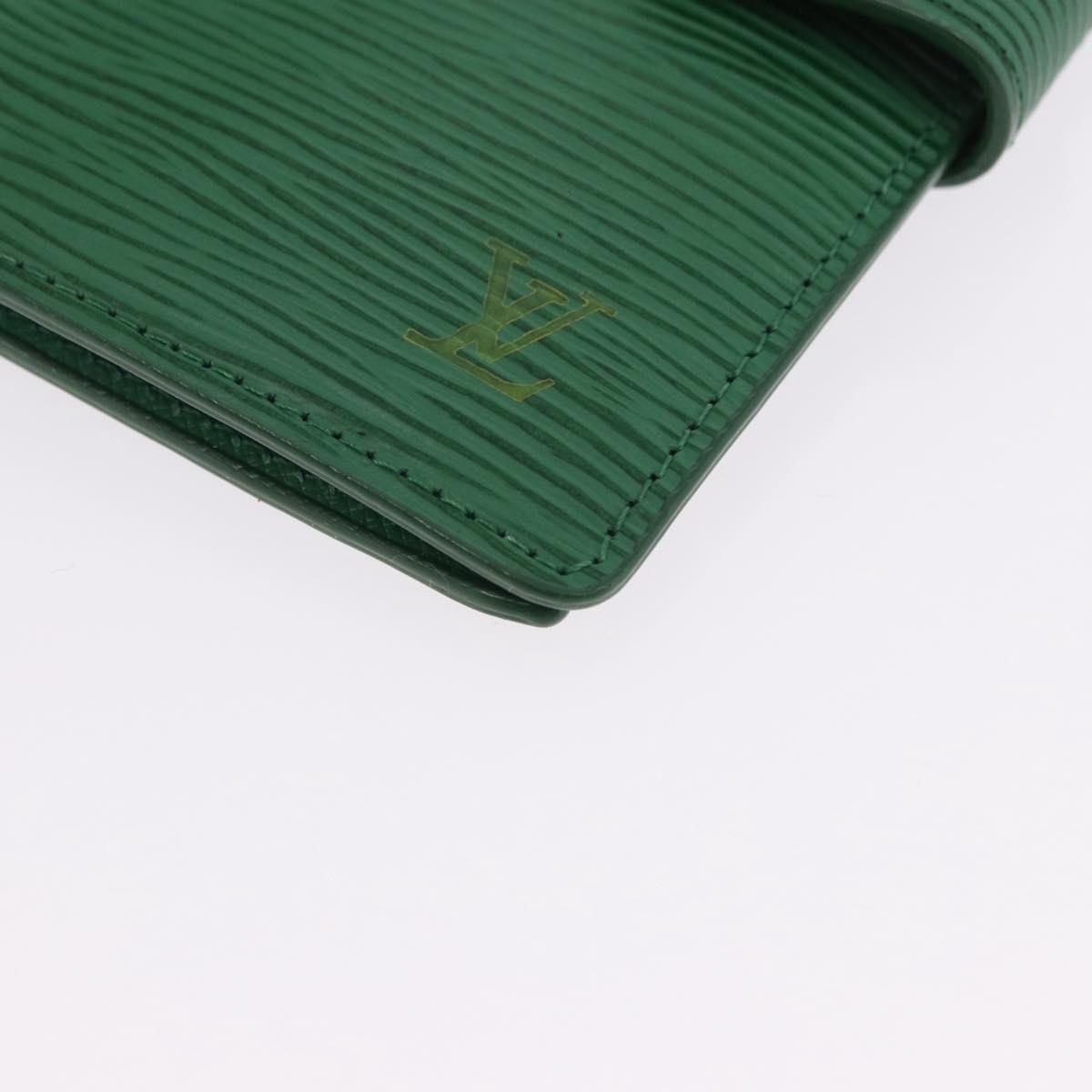 LOUIS VUITTON Epi Agenda PM Day Planner Cover Green R20054 LV Auth 192132