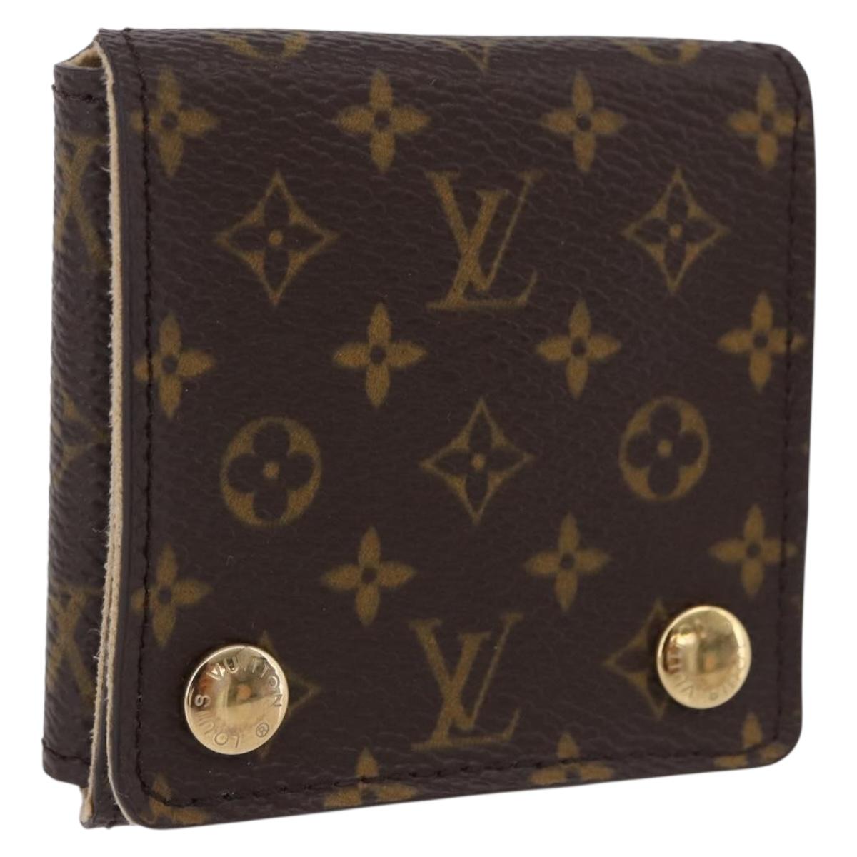 LOUIS VUITTON Monogram Jewelry Case Jewelry Box LV Auth 192133V