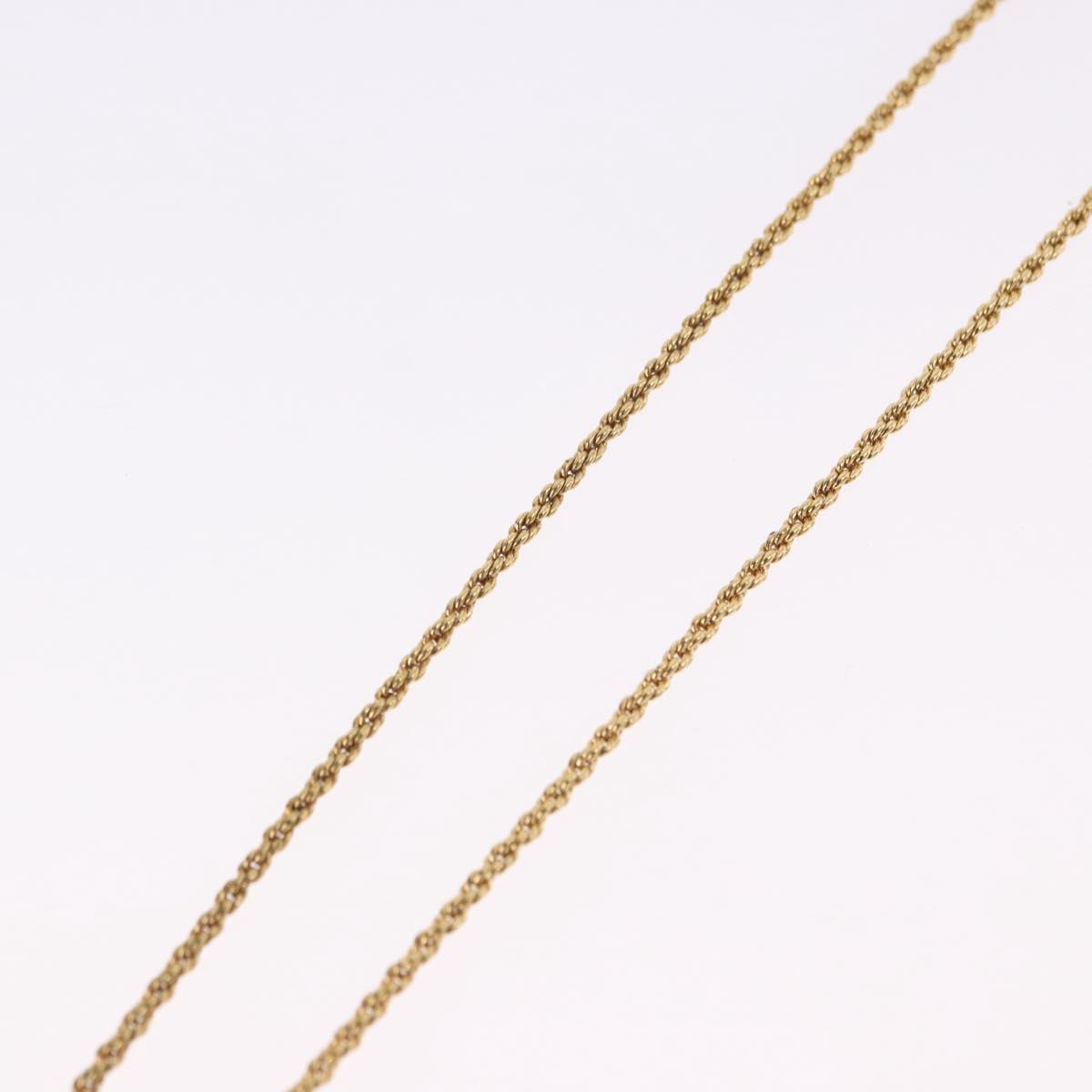 Christian Dior Necklace metal Gold Tone Auth 192156V