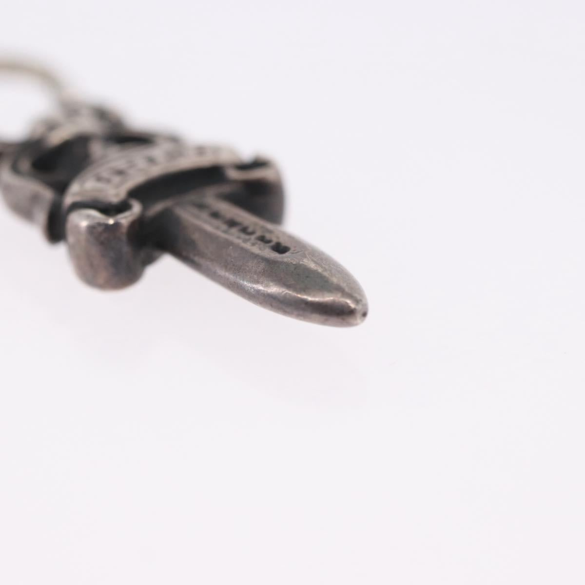 Chrome Hearts Dagger Charm Pendant Top Ag925 Silver Auth 192165M