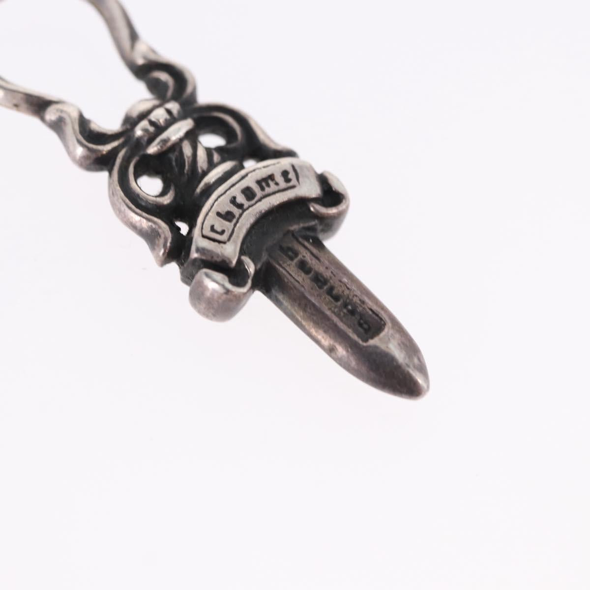 Chrome Hearts Dagger Charm Pendant Top Ag925 Silver Auth 192165M