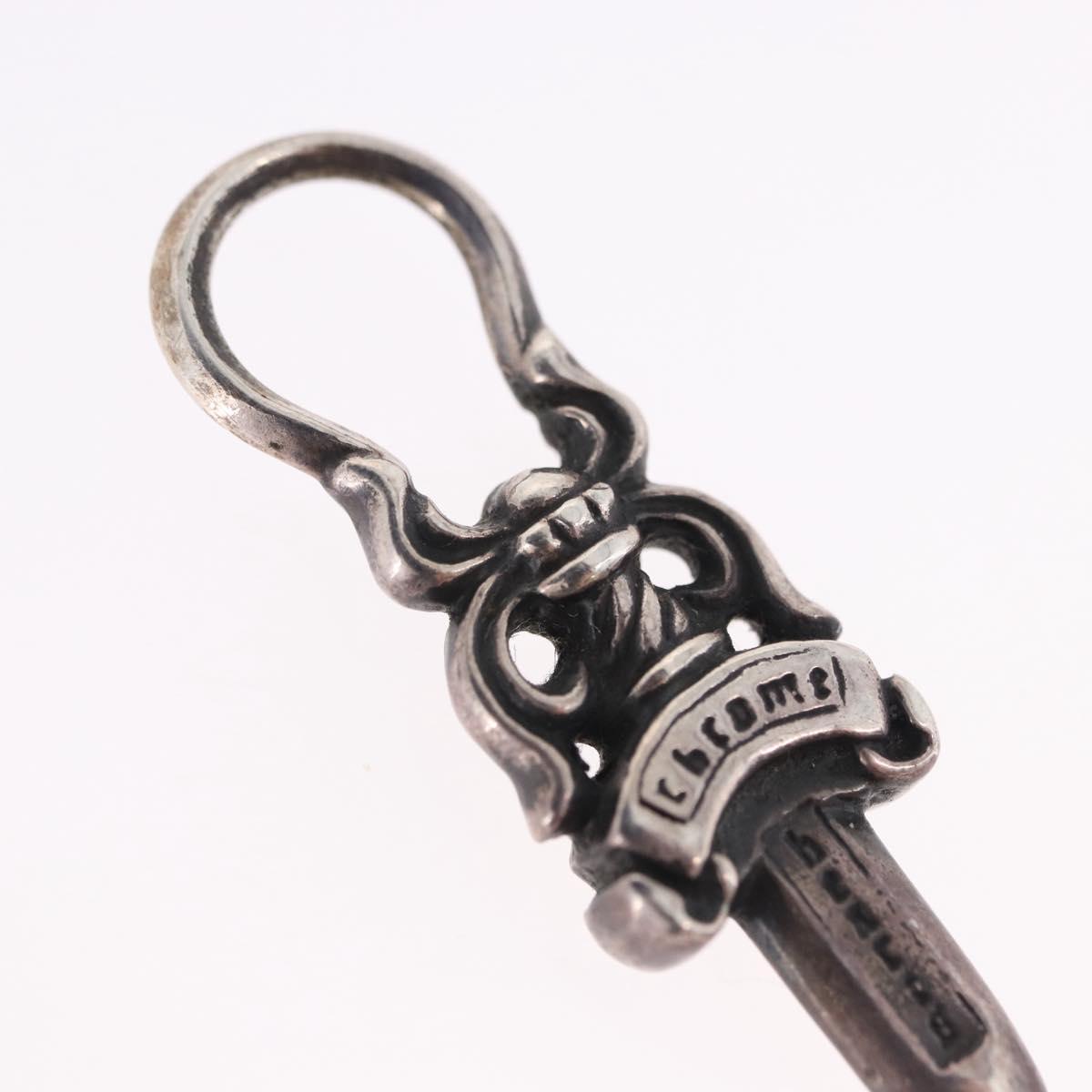 Chrome Hearts Dagger Charm Pendant Top Ag925 Silver Auth 192165M