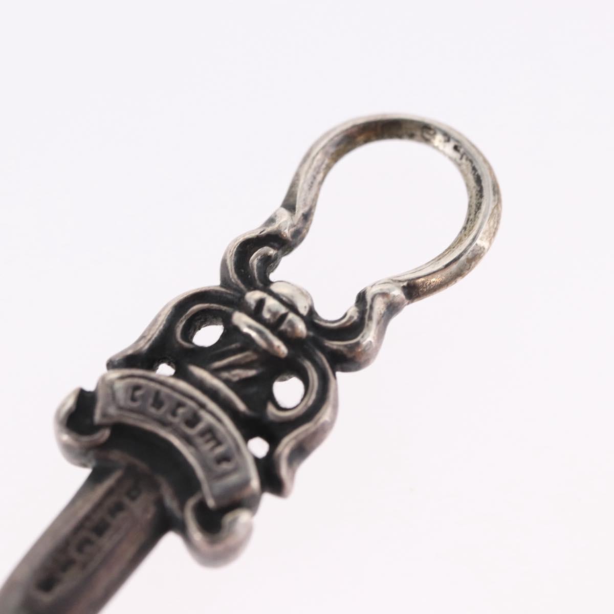 Chrome Hearts Dagger Charm Pendant Top Ag925 Silver Auth 192165M