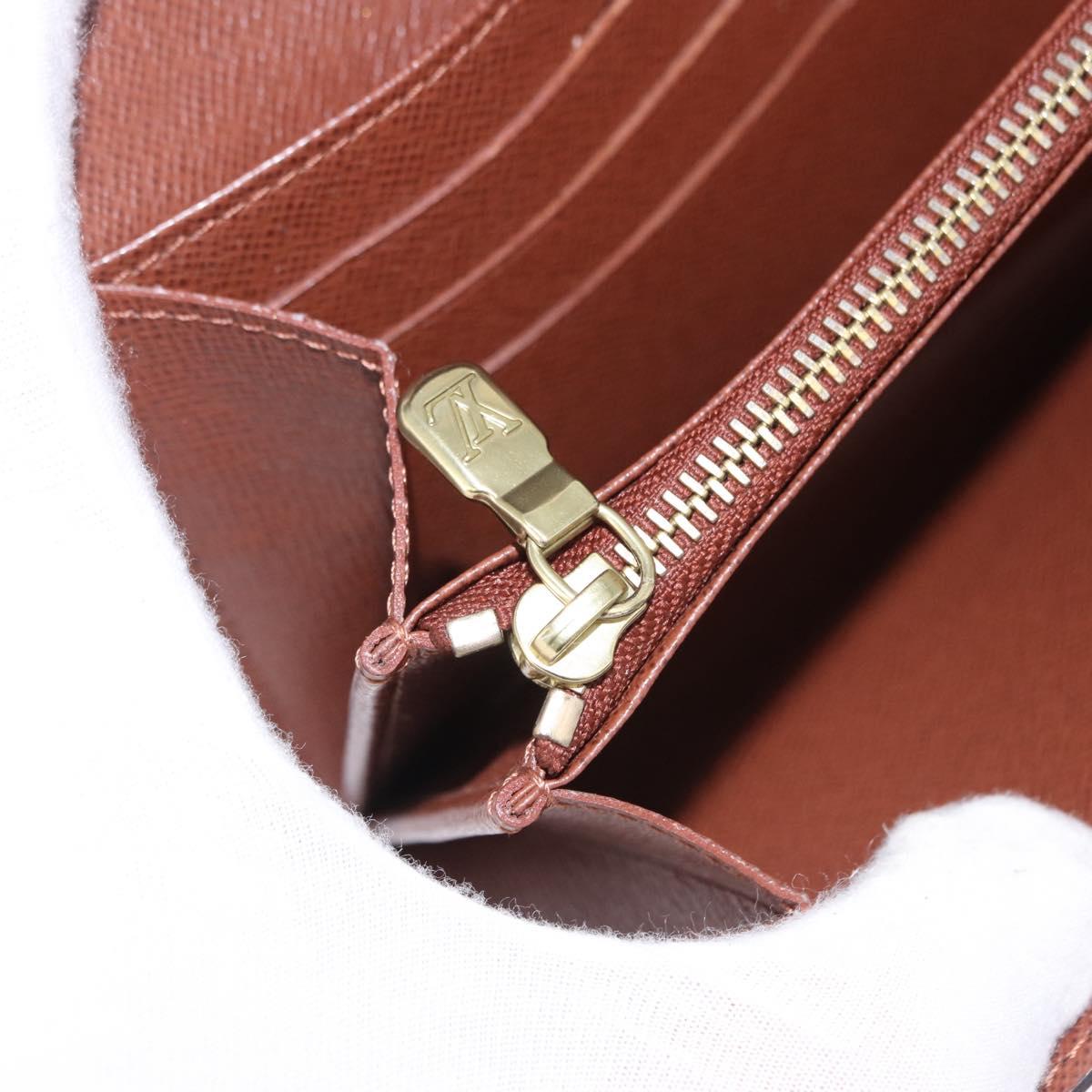 LOUIS VUITTON Monogram Portefeuille Sarah Long Wallet M61734 LV Auth 192167V