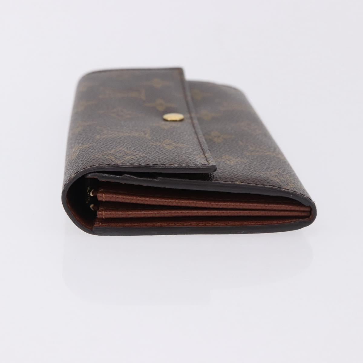 LOUIS VUITTON Monogram Portefeuille Sarah Long Wallet M61734 LV Auth 192167V