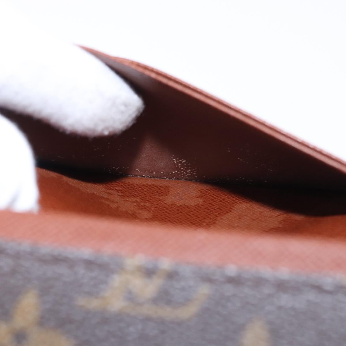 LOUIS VUITTON Monogram Porte Monnaie Billets Tresor Wallet M61730 Auth 192170A