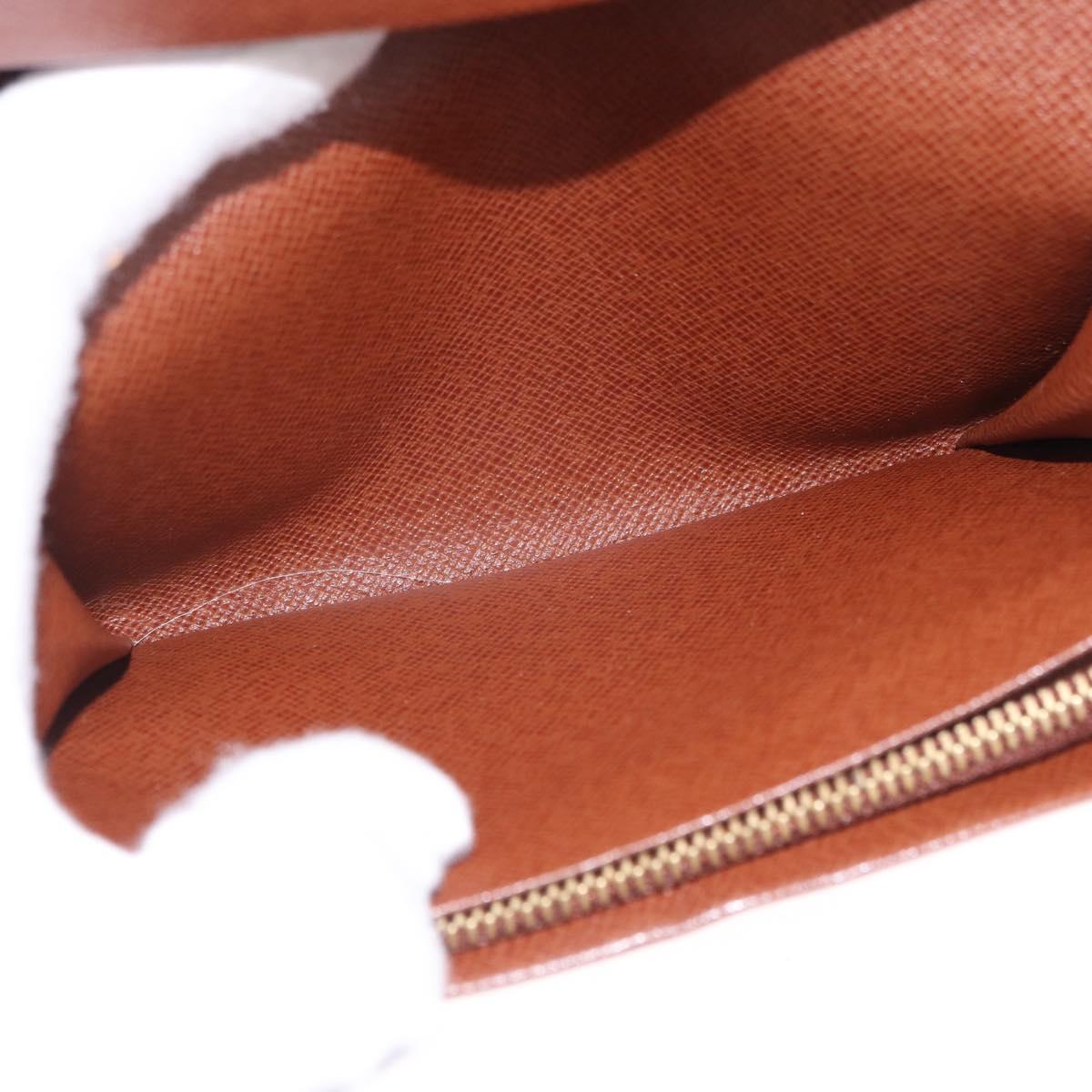 LOUIS VUITTON Monogram Porte Monnaie Billets Tresor Wallet M61730 Auth 192171A