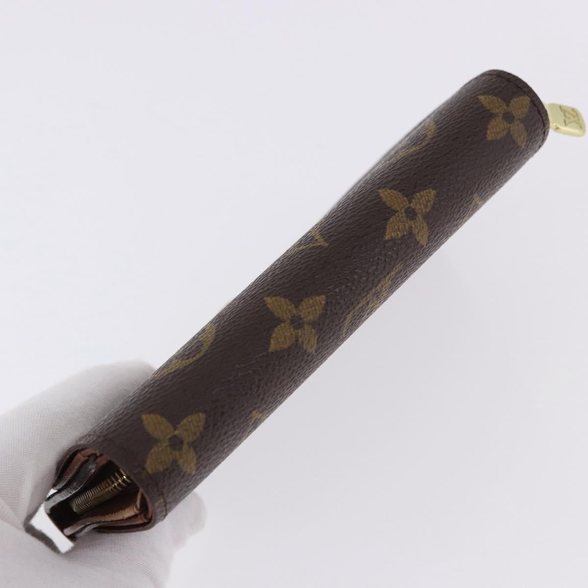 LOUIS VUITTON Monogram Porte Monnaie Billets Tresor Wallet M61730 Auth 192171A