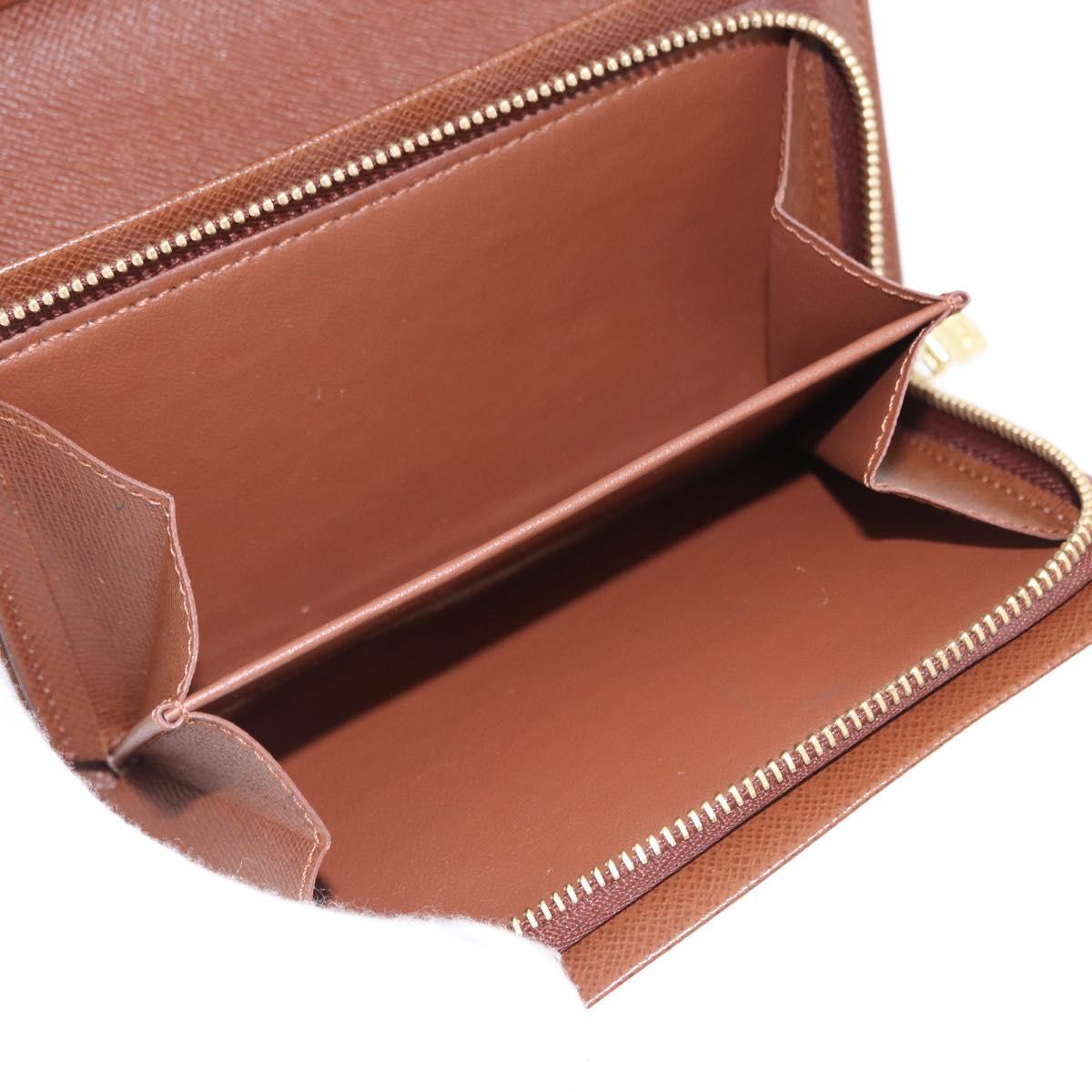 LOUIS VUITTON Monogram Porte Monnaie Billets Tresor Wallet M61730 Auth 192172V