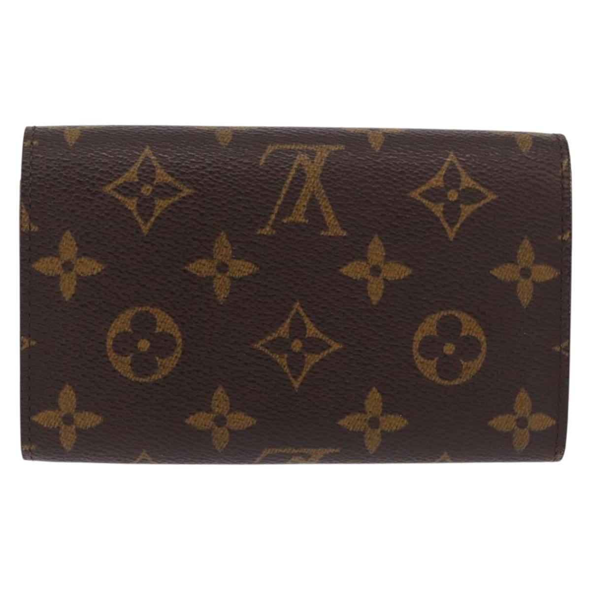 LOUIS VUITTON Monogram Porte Monnaie Billets Tresor Wallet M61730 Auth 192172V