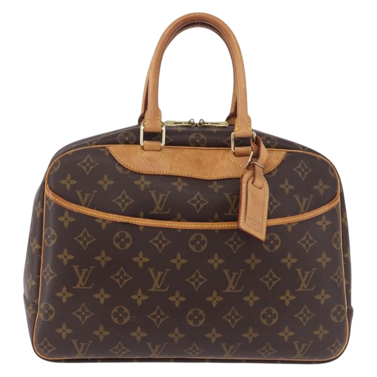 LOUIS VUITTON Monogram Deauville Hand Bag M47270 LV Auth 192182
