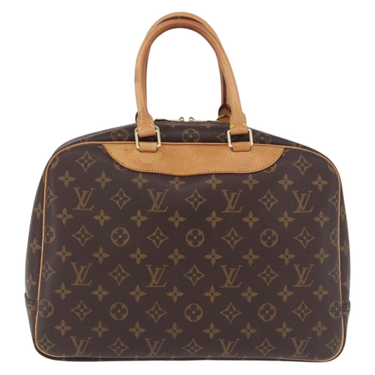 LOUIS VUITTON Monogram Deauville Hand Bag M47270 LV Auth 192182