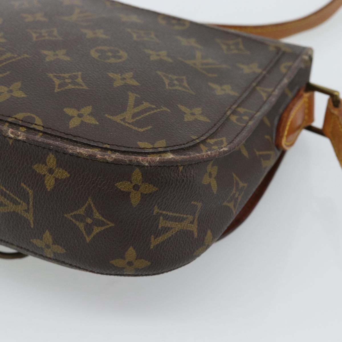 LOUIS VUITTON Monogram Saint Cloud GM Shoulder Bag M51242 LV Auth 192183