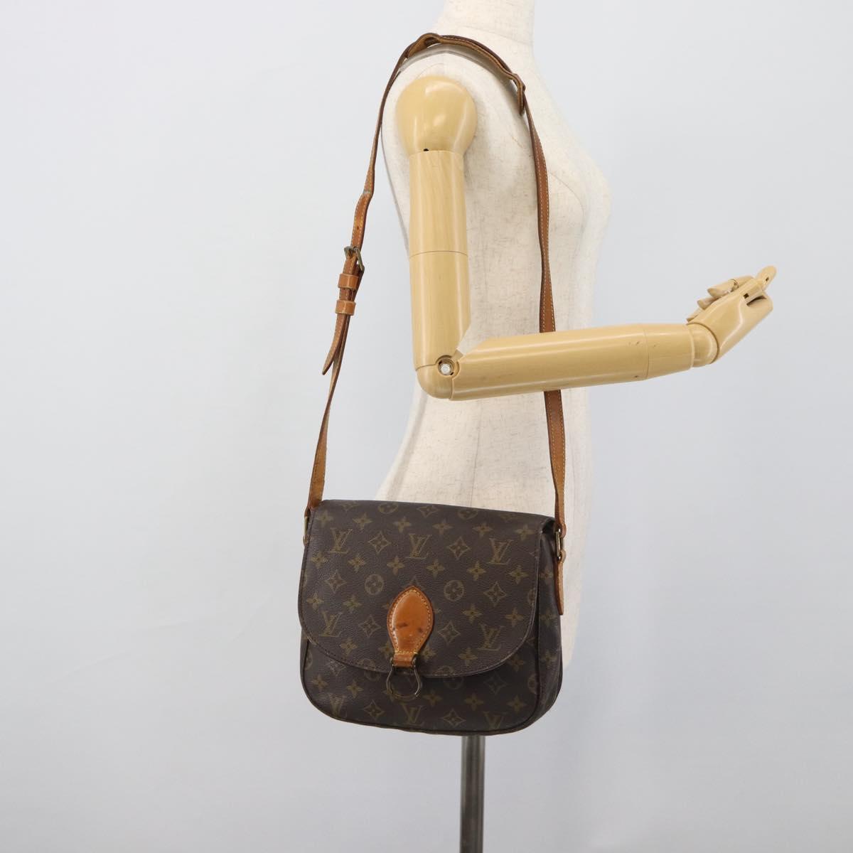 LOUIS VUITTON Monogram Saint Cloud GM Shoulder Bag M51242 LV Auth 192183