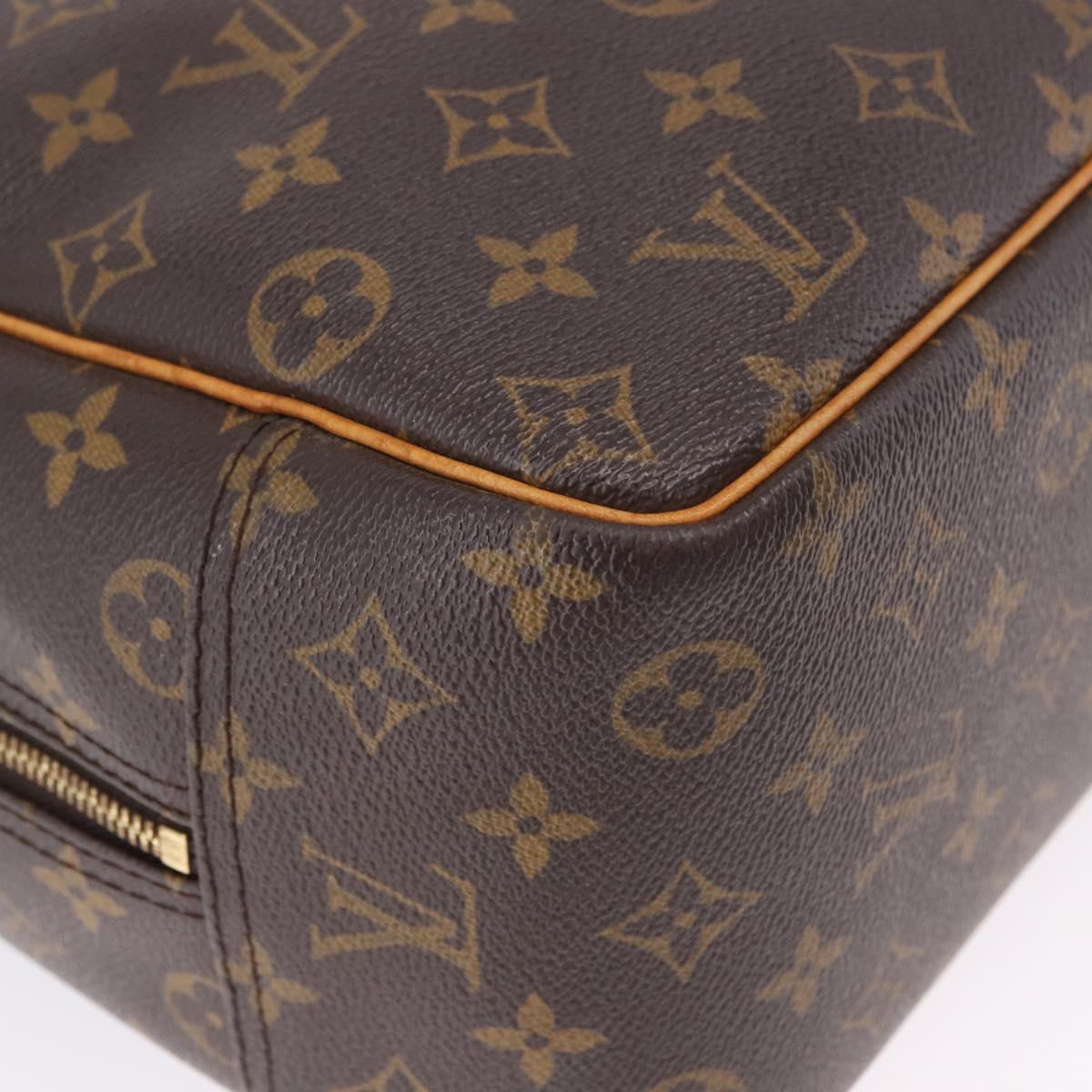 LOUIS VUITTON Monogram Deauville Hand Bag M47270 LV Auth 192185