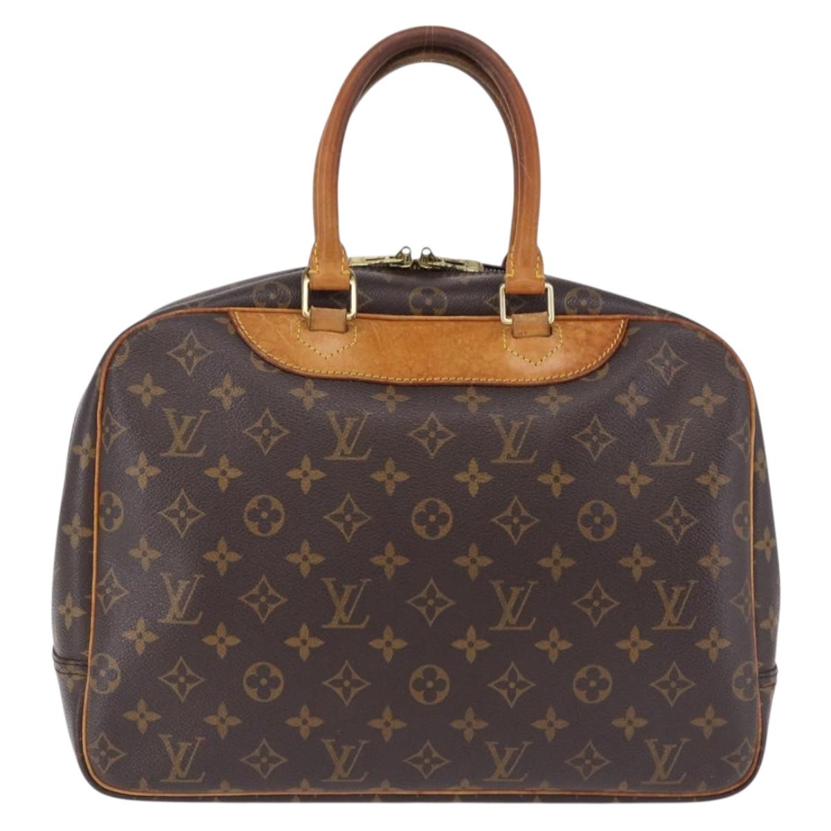LOUIS VUITTON Monogram Deauville Hand Bag M47270 LV Auth 192185