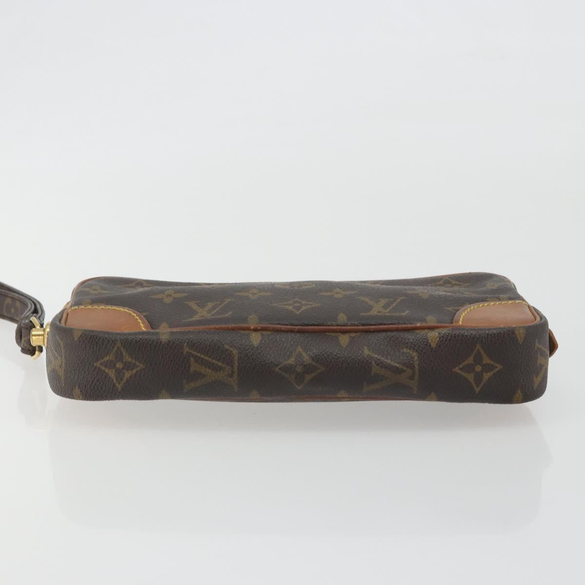 LOUIS VUITTON Monogram Marly Dragonne PM Clutch Bag M51827 LV Auth 192190