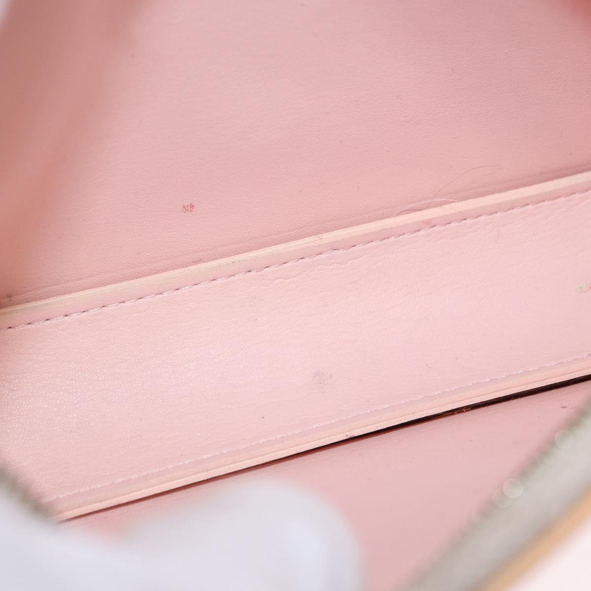 LOUIS VUITTON Vernis Lexington Pouch Marshmallow Pink M91057 LV Auth 192204