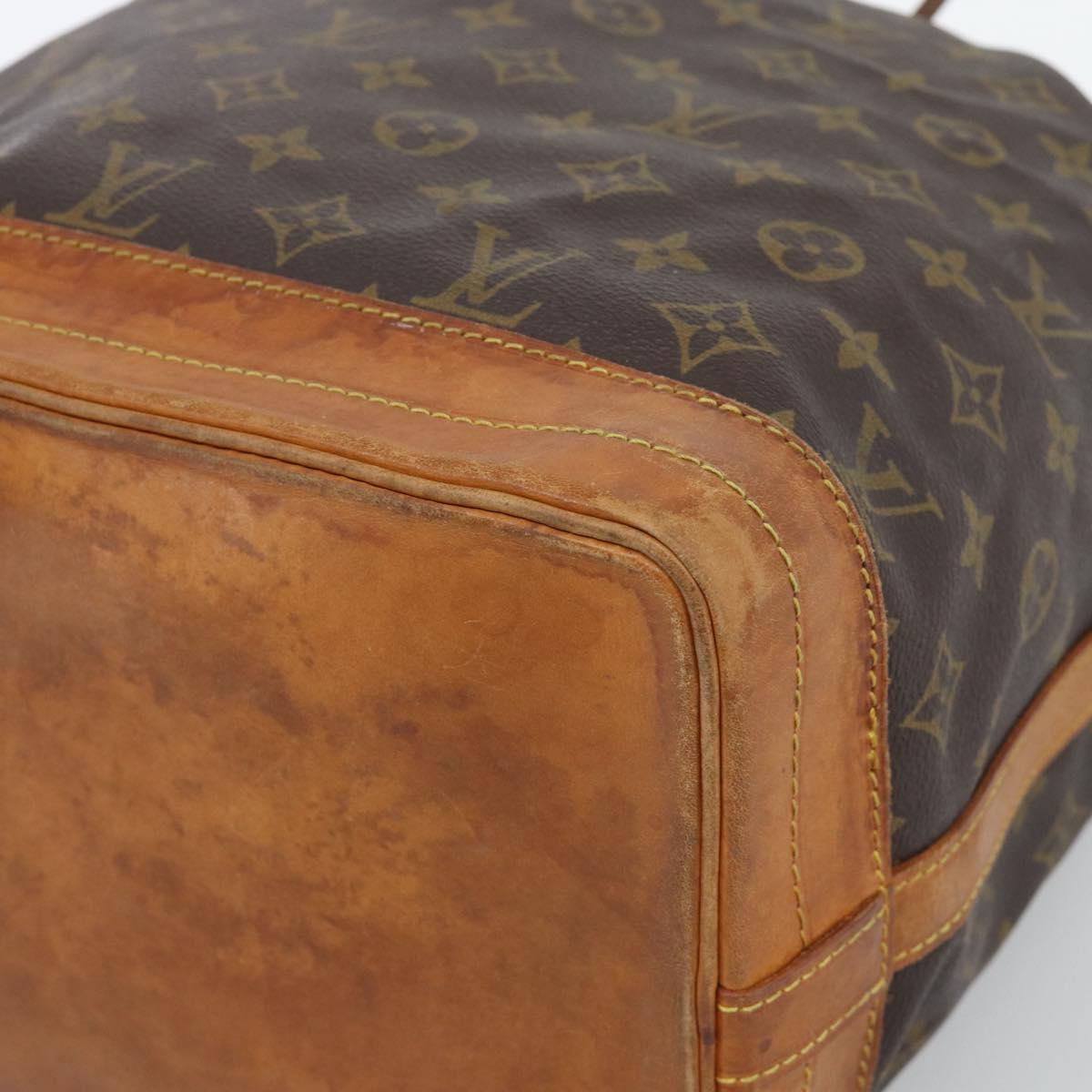 LOUIS VUITTON Monogram Noe Shoulder Bag M42224 LV Auth 192206