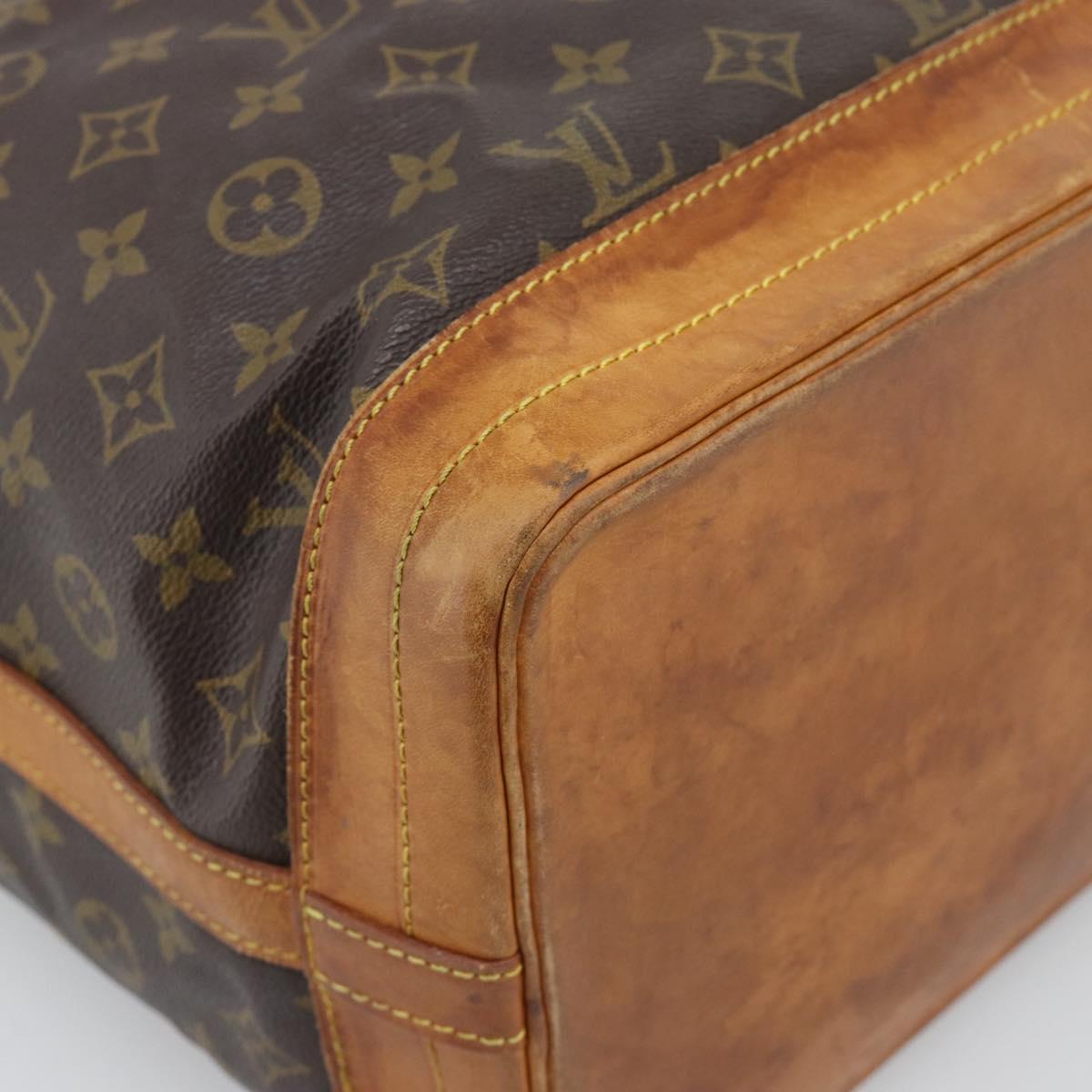 LOUIS VUITTON Monogram Noe Shoulder Bag M42224 LV Auth 192206