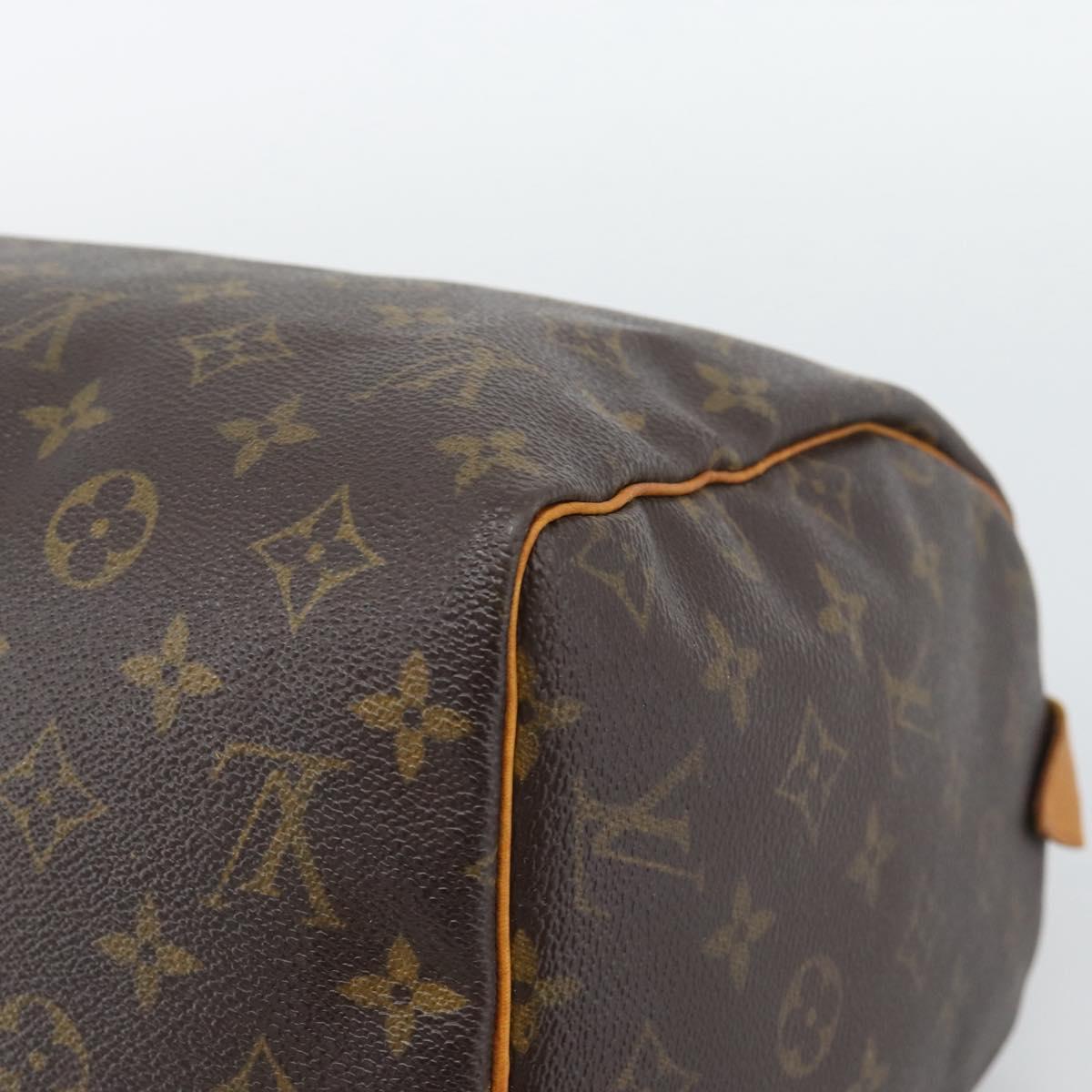 LOUIS VUITTON Monogram Speedy 30 Hand Bag M41526 LV Auth 192207