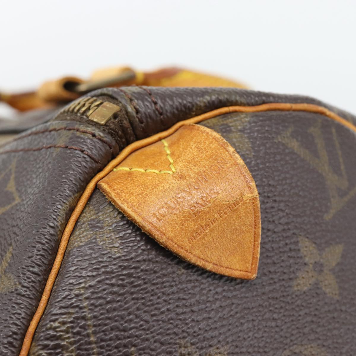 LOUIS VUITTON Monogram Speedy 30 Hand Bag M41526 LV Auth 192207