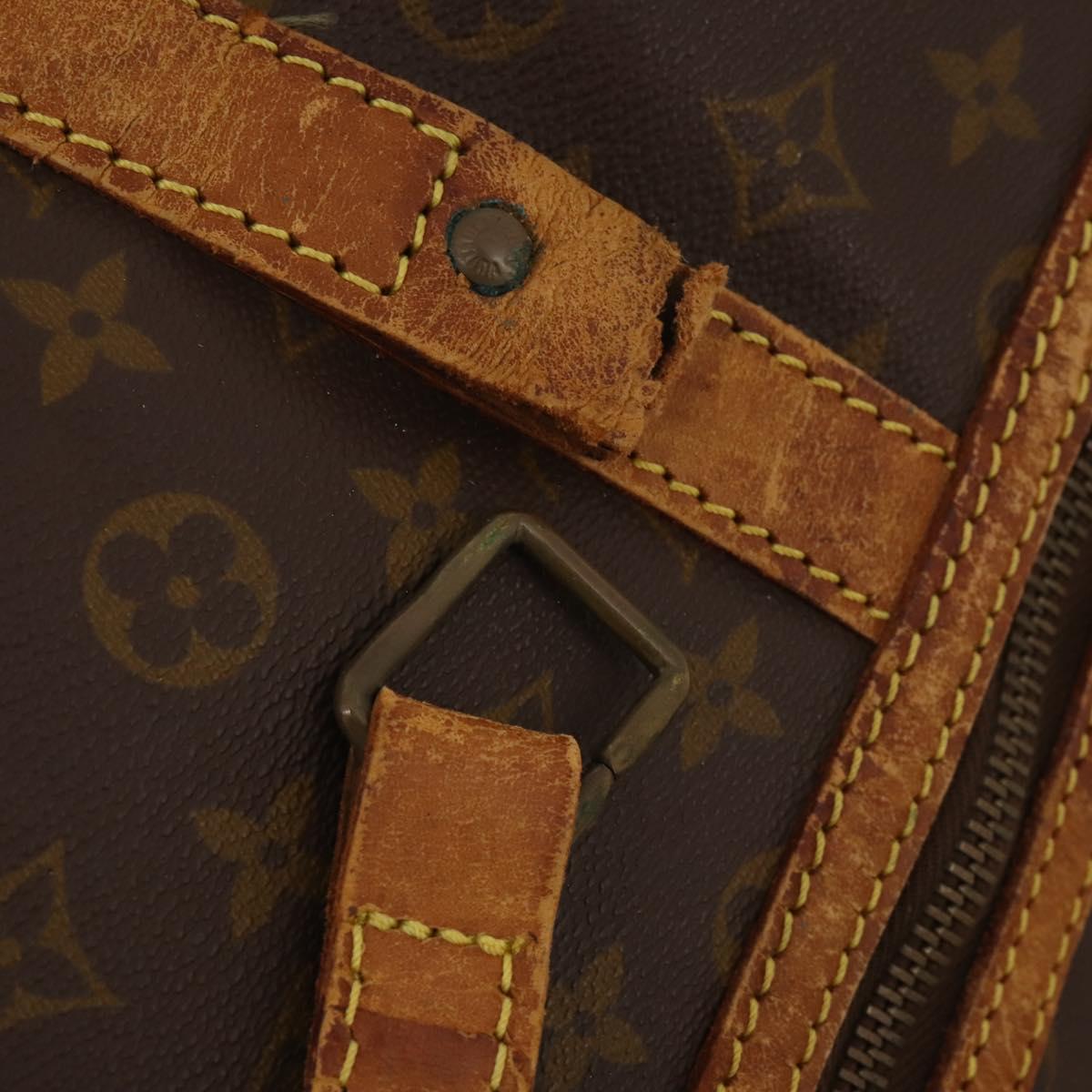 LOUIS VUITTON Monogram Sac Souple 55 Boston Bag M41622 LV Auth 192208