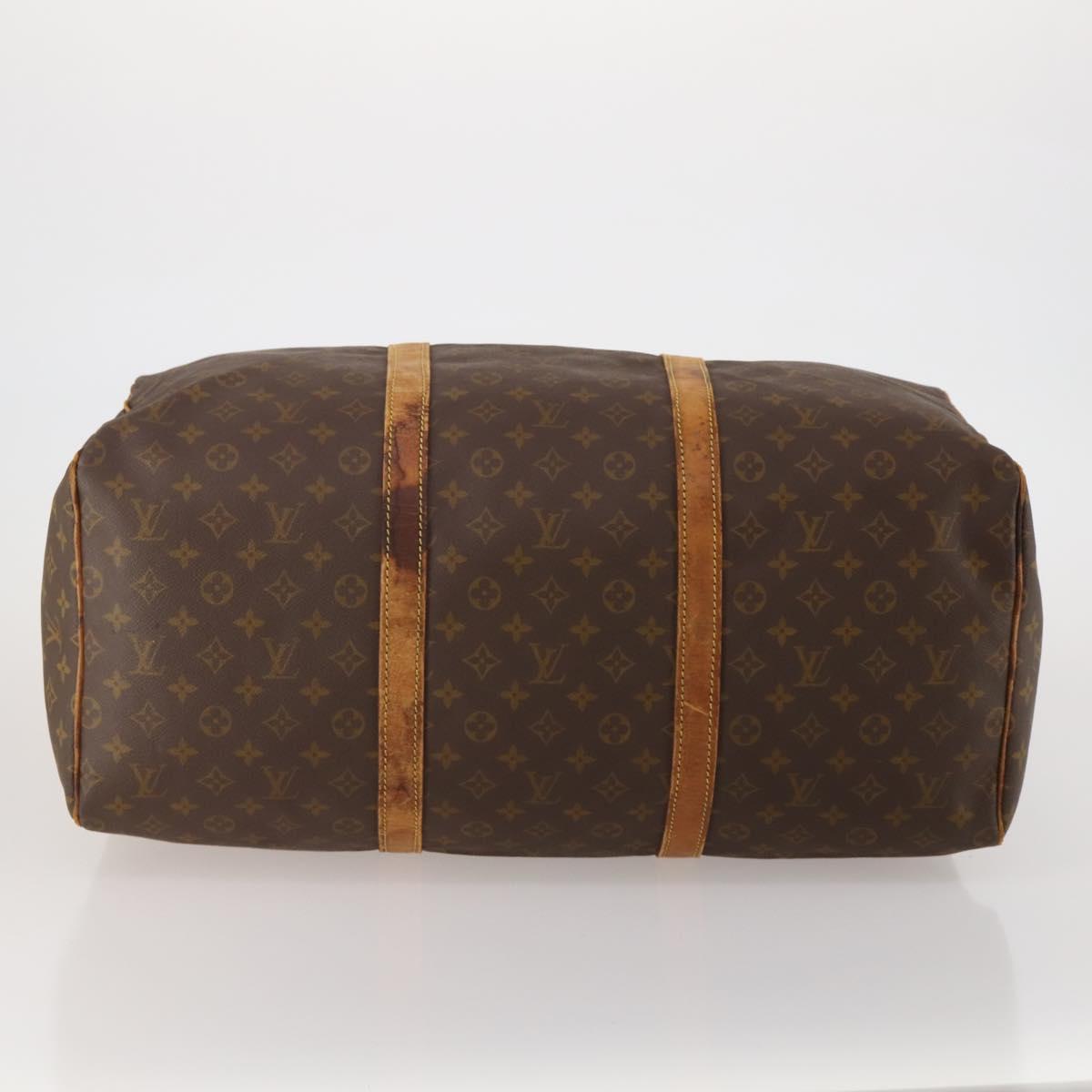 LOUIS VUITTON Monogram Sac Souple 55 Boston Bag M41622 LV Auth 192208