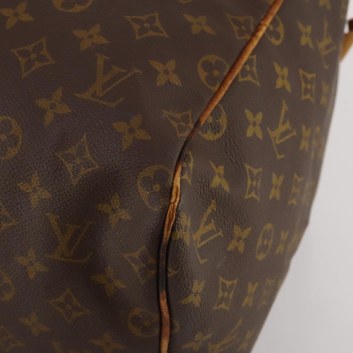 LOUIS VUITTON Monogram Sac Souple 55 Boston Bag M41622 LV Auth 192208